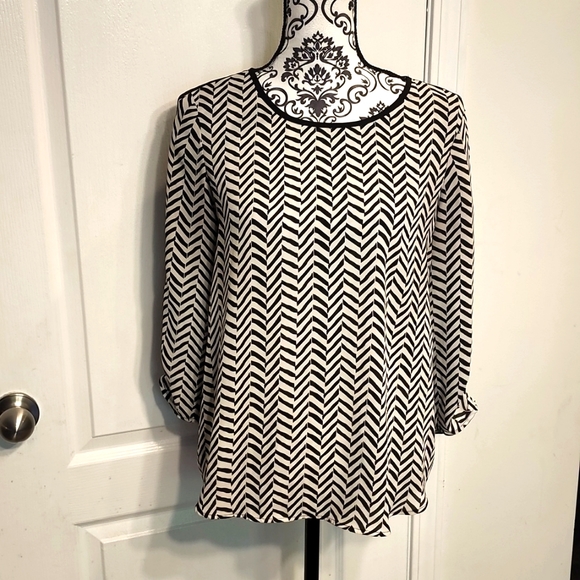 Charming Charlie 3/4 Length Sleeve Blouse - Picture 1 of 6
